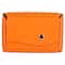 JAM Paper Italian Leather Business Card Holder Case with Angular Flap